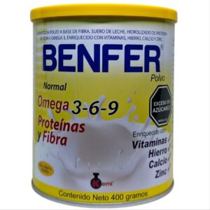 Benfer Multivitamínico Polvo Tarro x 400 gr Azúcar Vainilla