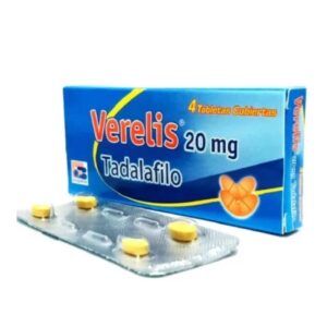 Verelis Tadalafilo 20 mg Tabletas Caja x 4 und