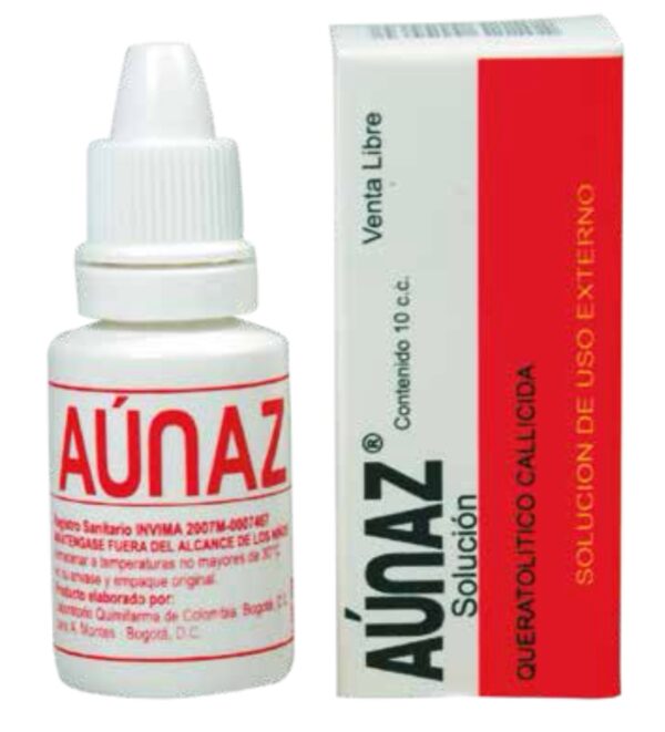 Callicida Aunaz Queratolítico Solución Frasco x 10 cc