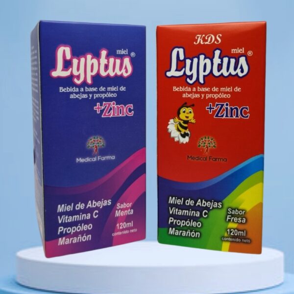 Lyptus Miel de abejas, Propoleo y Marañon Jarabe x 120 ml