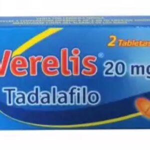 Verelis Tadalafilo 20 mg Tabletas Caja x 2 und