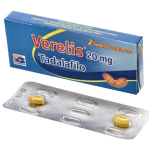 Verelis Tadalafilo 20 mg Tabletas Caja x2 und